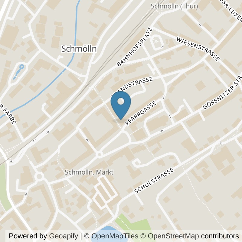 Map: location of FITOMAT Schmölln in Schmölln