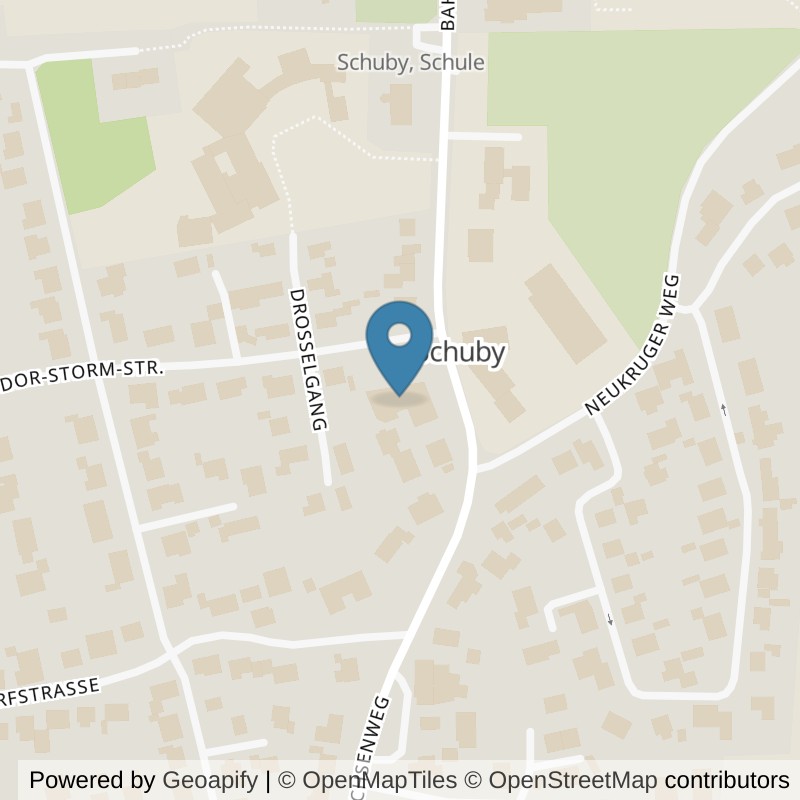 Map: location of FITOMAT Schuby in Schuby