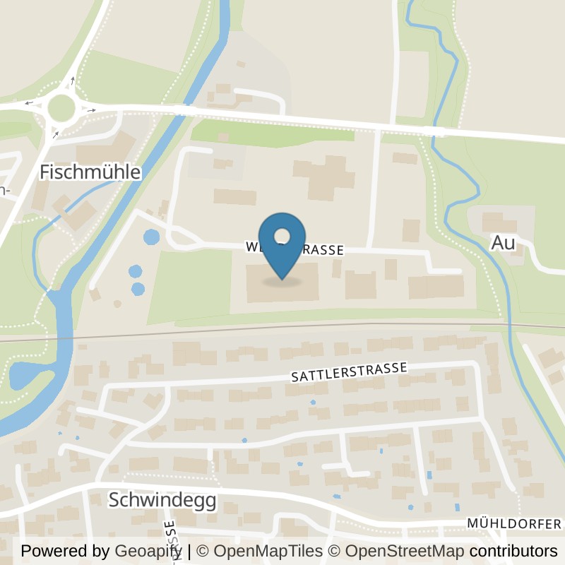 Map: location of FITOMAT Schwindegg in Schwindegg