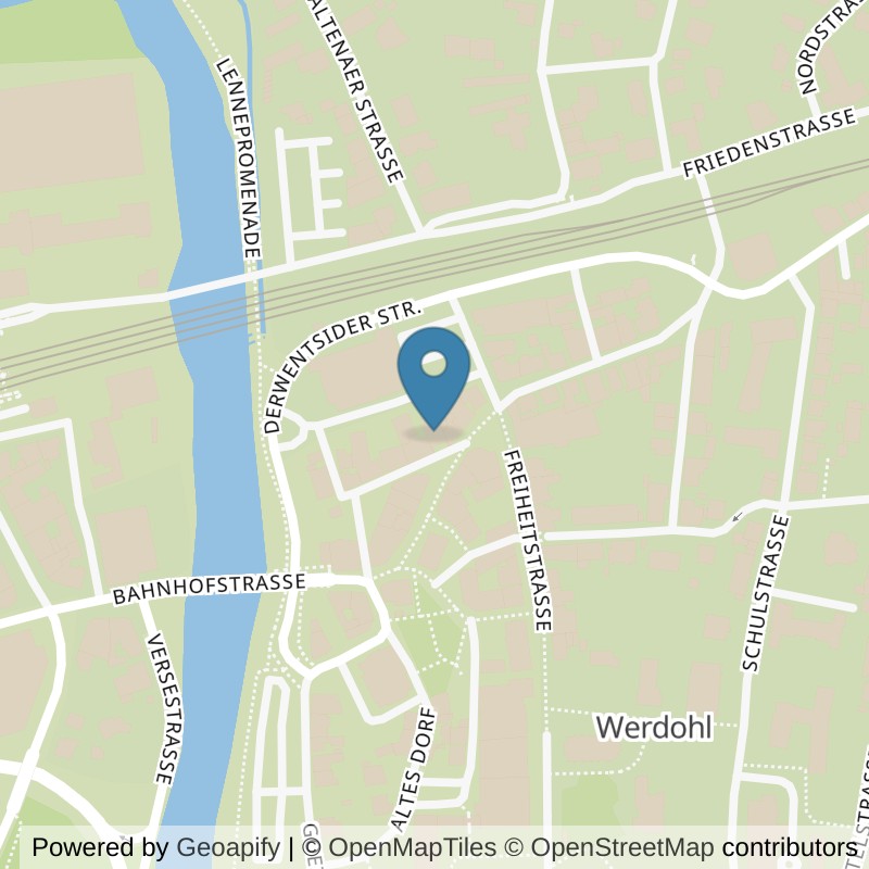 Map: location of FITOMAT Werdohl in Werdohl