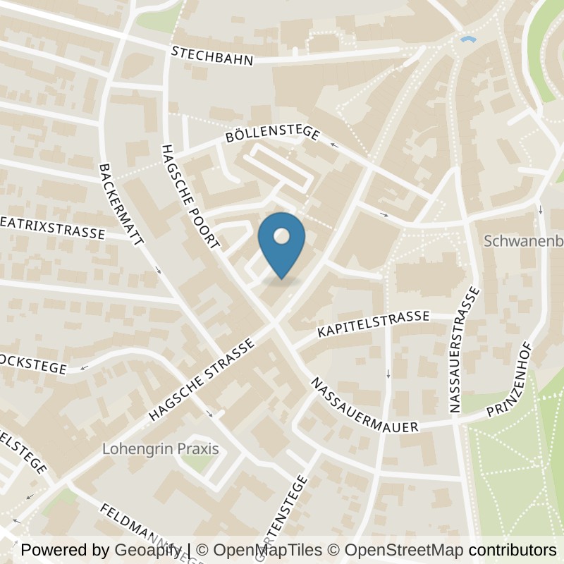 Map: location of FITOMAT Women's Club Kleve in Kleve