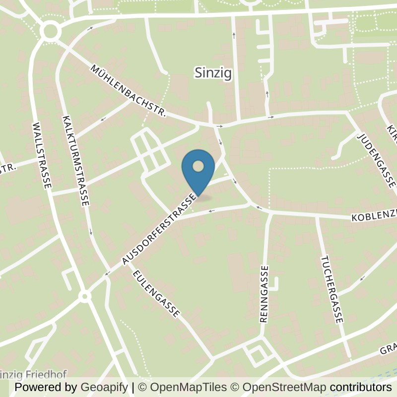 Map: location of FITOMAT Women's Club Sinzig in Sinzig