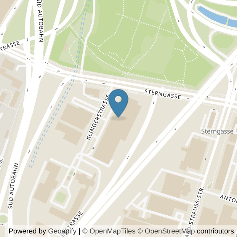 Map: location of FIT/ONE Wien Liesing in Wien