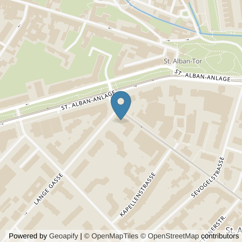 Map: location of Fitorama AG Fitness Center in Basel
