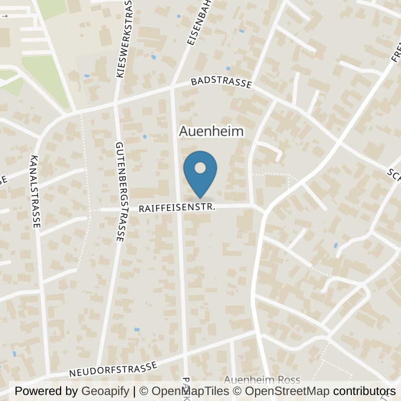 Map: location of fit+ Auenheim in Kehl
