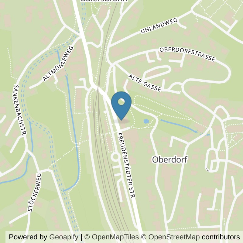 Map: location of fit+ Baiersbronn in Baiersbronn