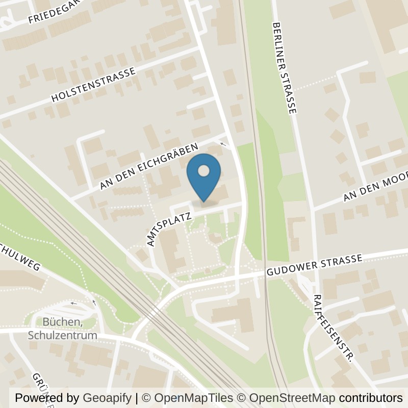 Map: location of fit+ Büchen in Büchen