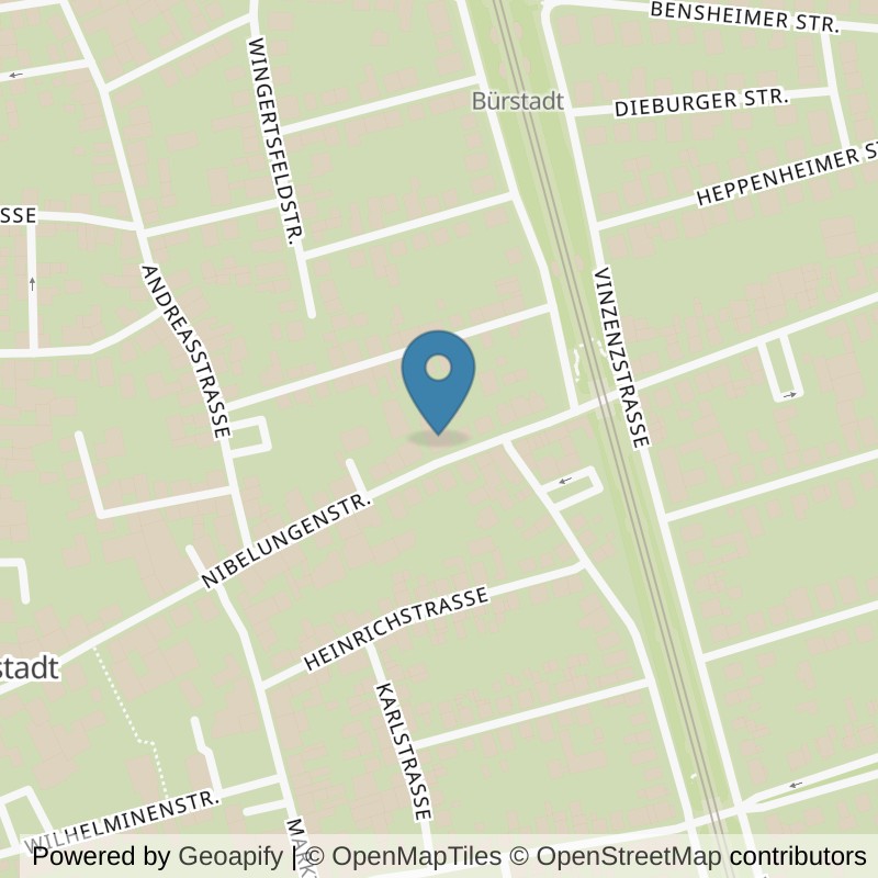 Map: location of fit+ Bürstadt in Bürstadt