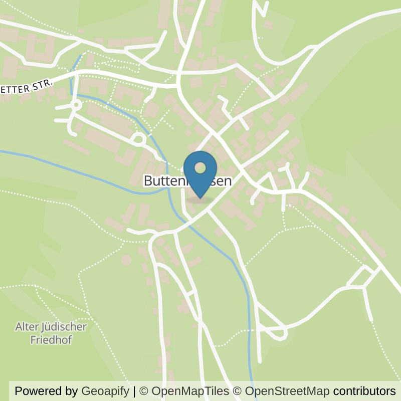 Map: location of fit+ Buttenhausen in Münsingen
