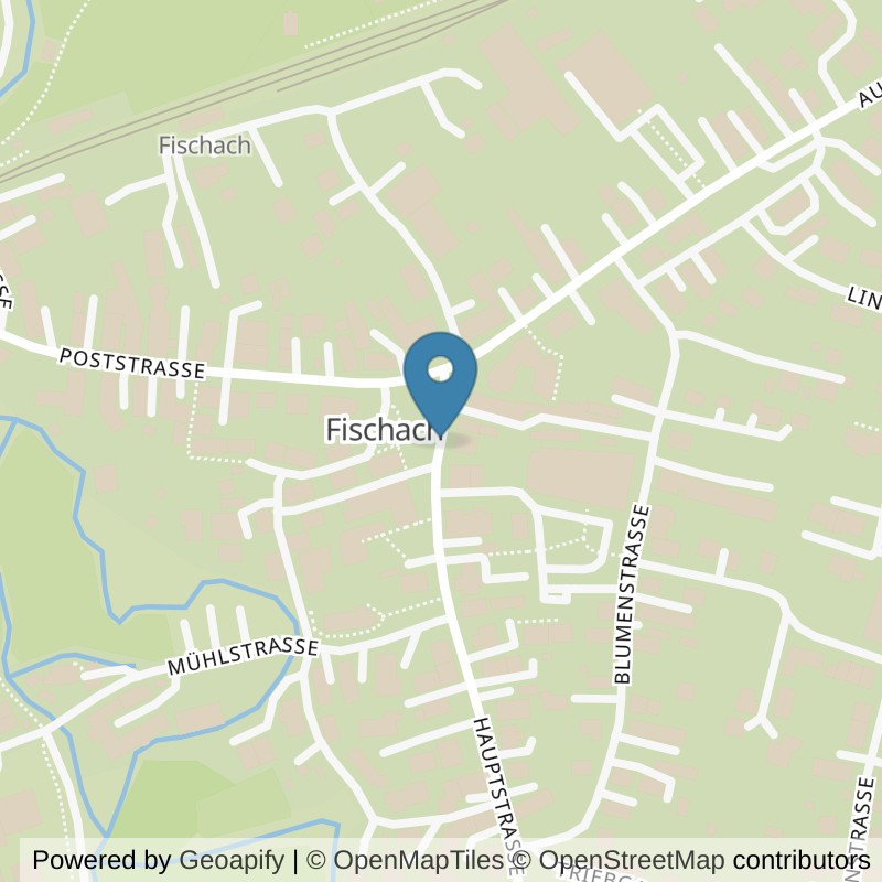 Map: location of fit+ Fischach in Fischach