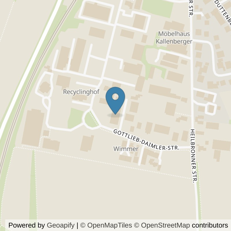 Map: location of fit+ Gundelsheim in Gundelsheim
