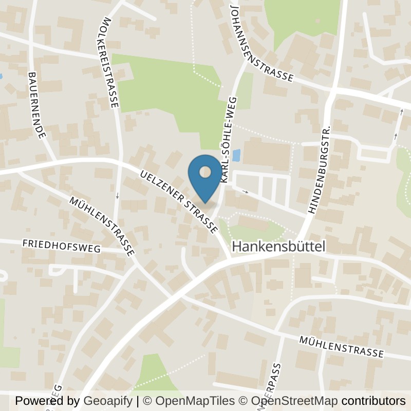 Map: location of fit+ Hankensbüttel in Hankensbüttel