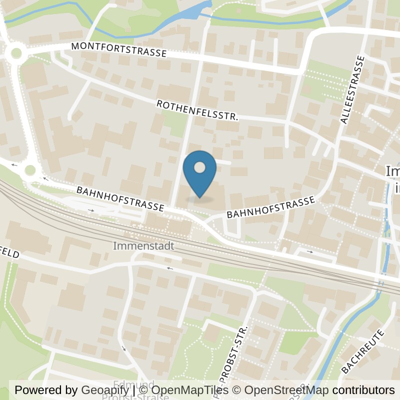 Map: location of fit+ Immenstadt in Immenstadt im Allgäu