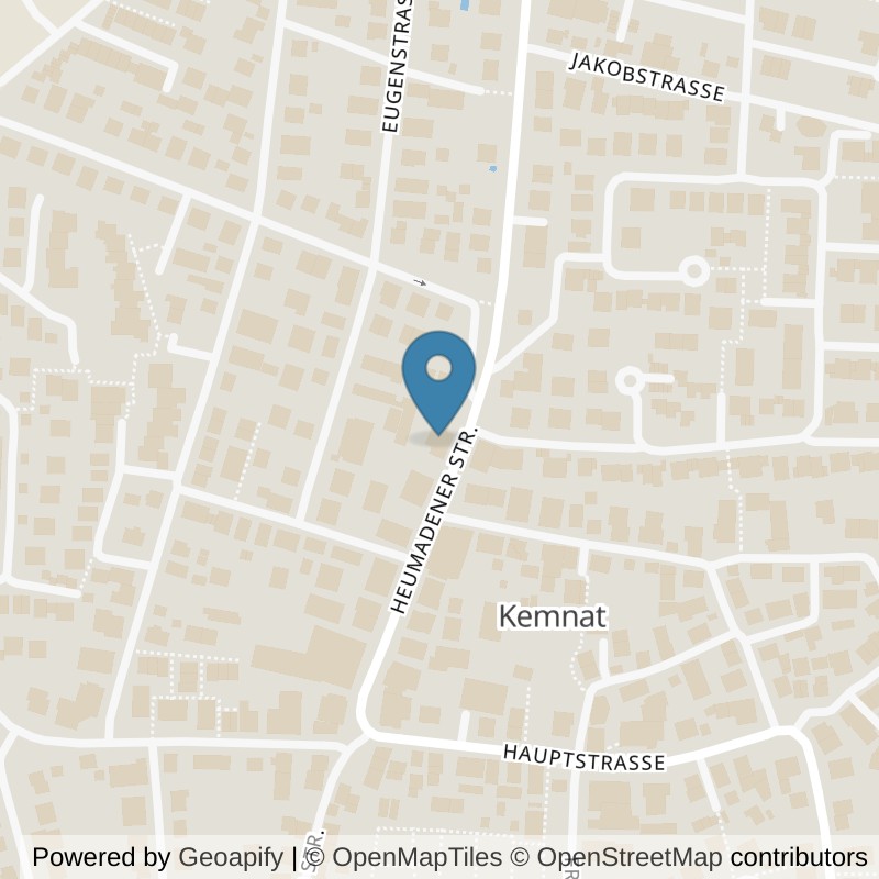 Map: location of fit+ Kemnat in Ostfildern-Kemnat