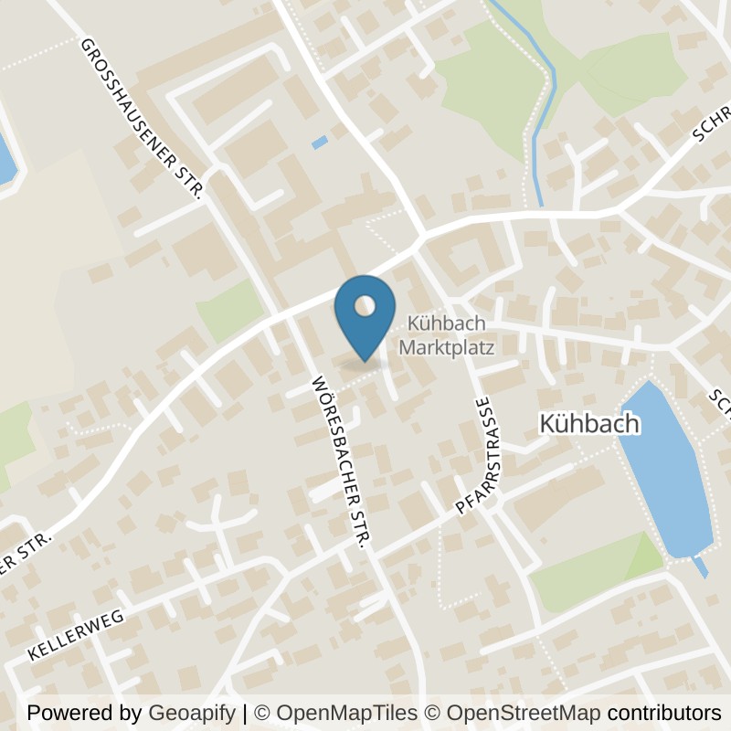 Map: location of fit+ Kühbach in Kühbach