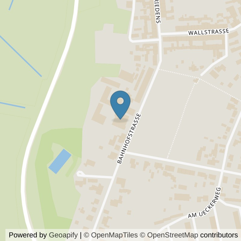 Map: location of fit+ Laage in Laage