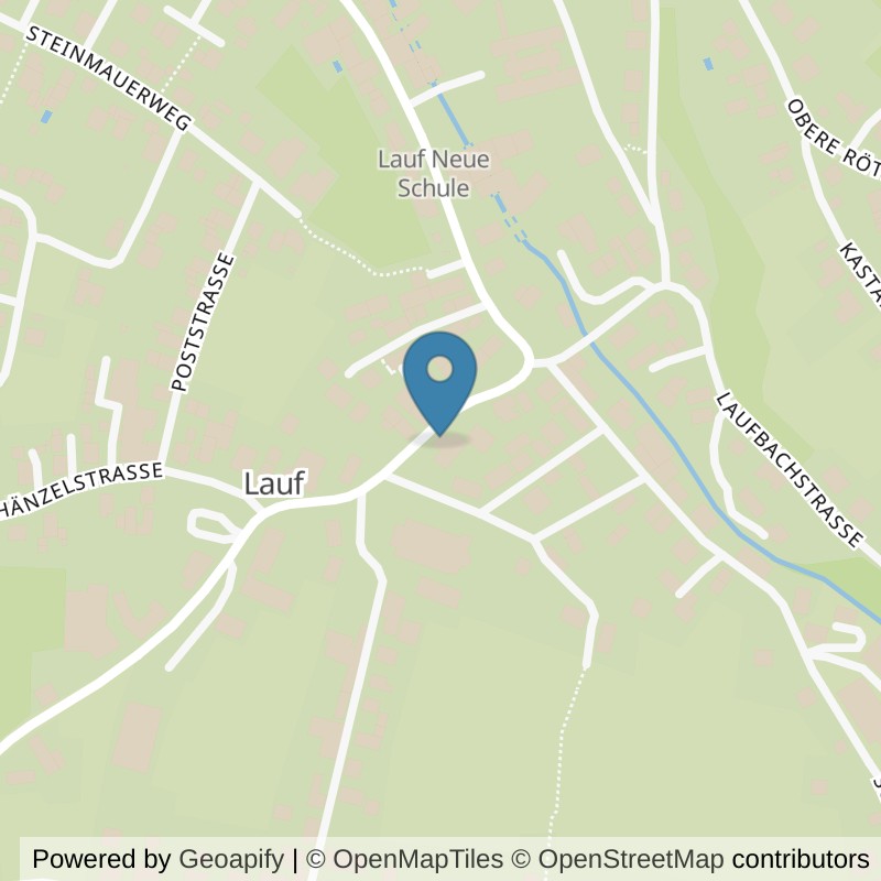 Map: location of fit+ Lauf in Lauf
