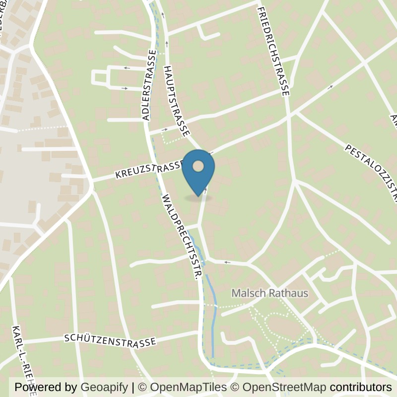 Map: location of fit+ Malsch in Malsch