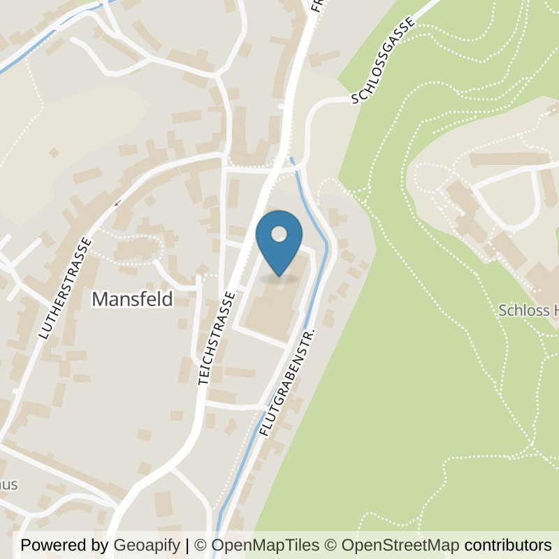Map: location of fit+ Mansfeld in Mansfeld