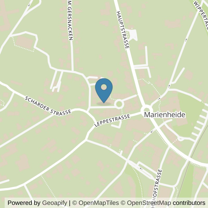 Map: location of fit+ Marienheide in Marienheide