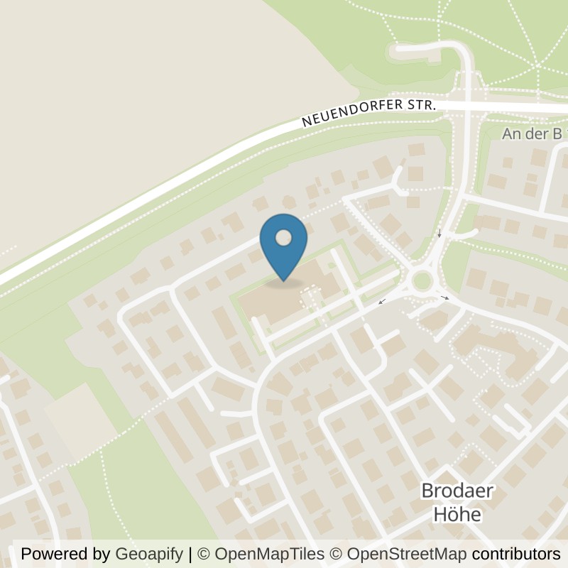Map: location of fit+ Neubrandenburg in Neubrandenburg