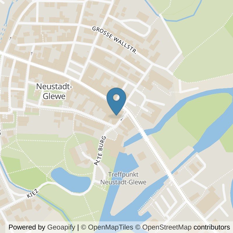 Map: location of fit+ Neustadt-Glewe in Neustadt-Glewe