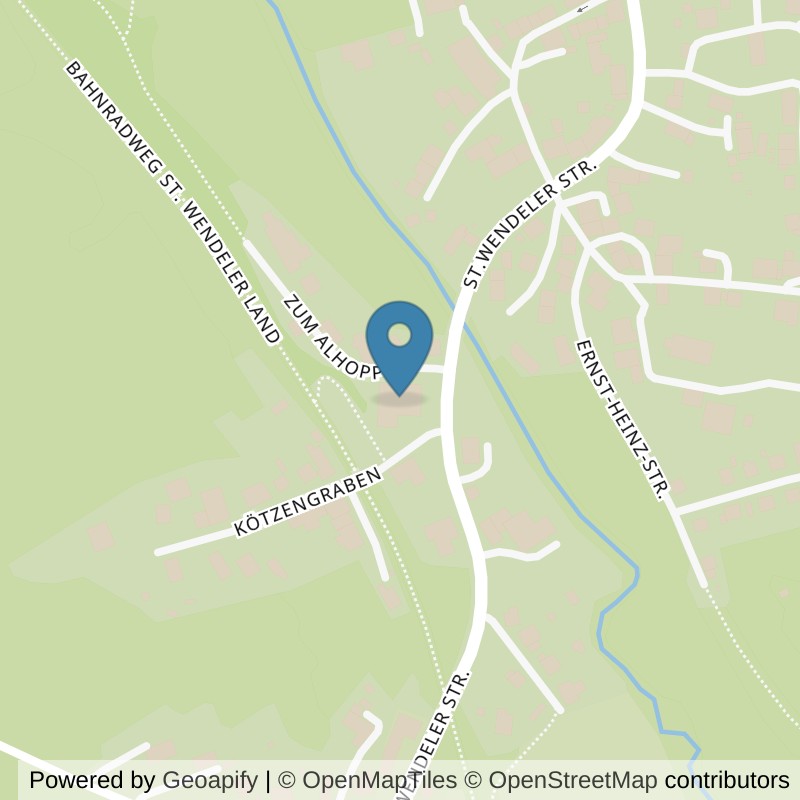 Map: location of fit+ Nohfelden in Nohfelden-Wolfersweiler