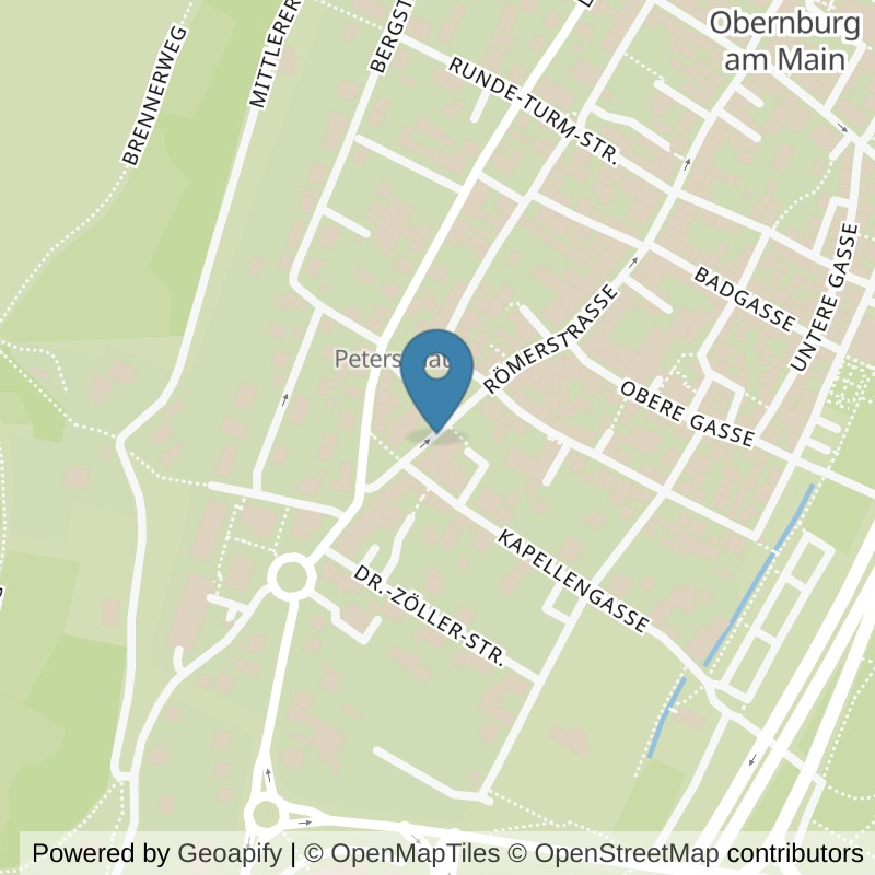 Map: location of fit+ Obernburg in Obernburg am Main