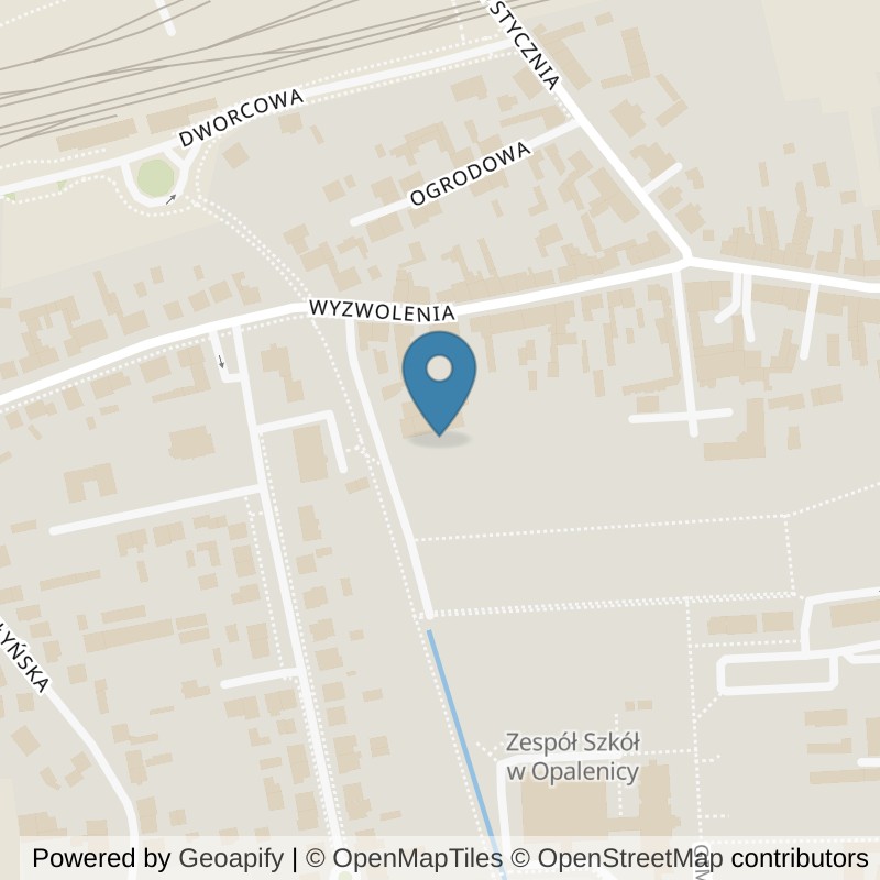 Map: location of fit+ Opalenica in 64-330 Opalenica