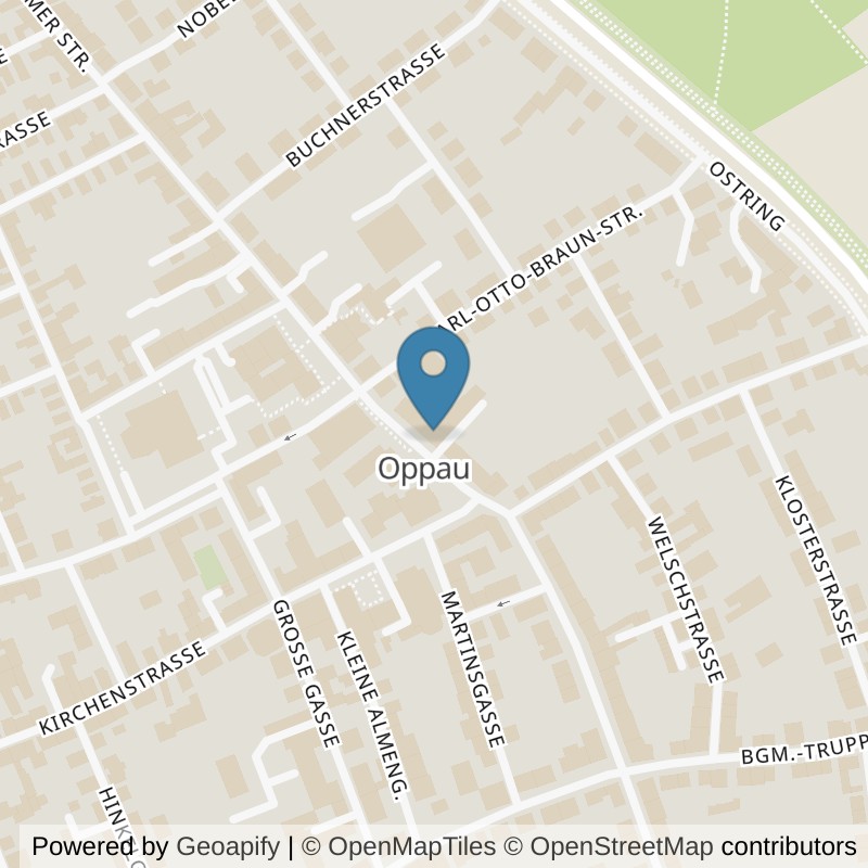 Map: location of fit+ Oppau in Ludwigshafen am Rhein