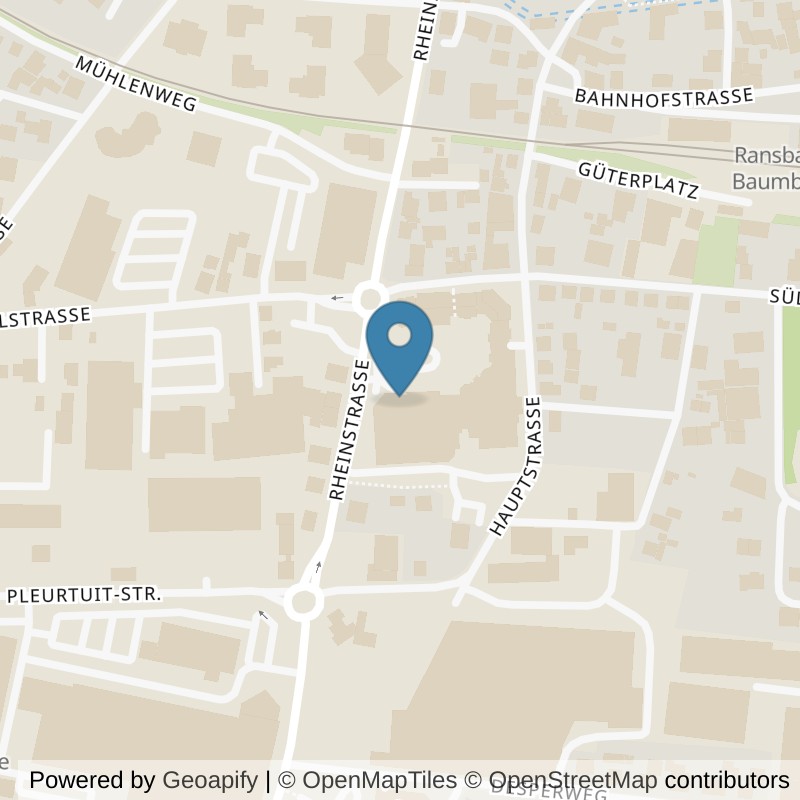 Map: location of fit+ Ransbach - Baumbach in Ransbach-Baumbach