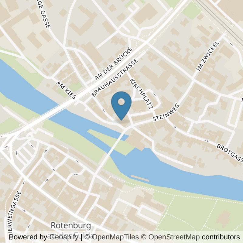 Map: location of fit+ Rotenburg an der Fulda in Rotenburg an der Fulda