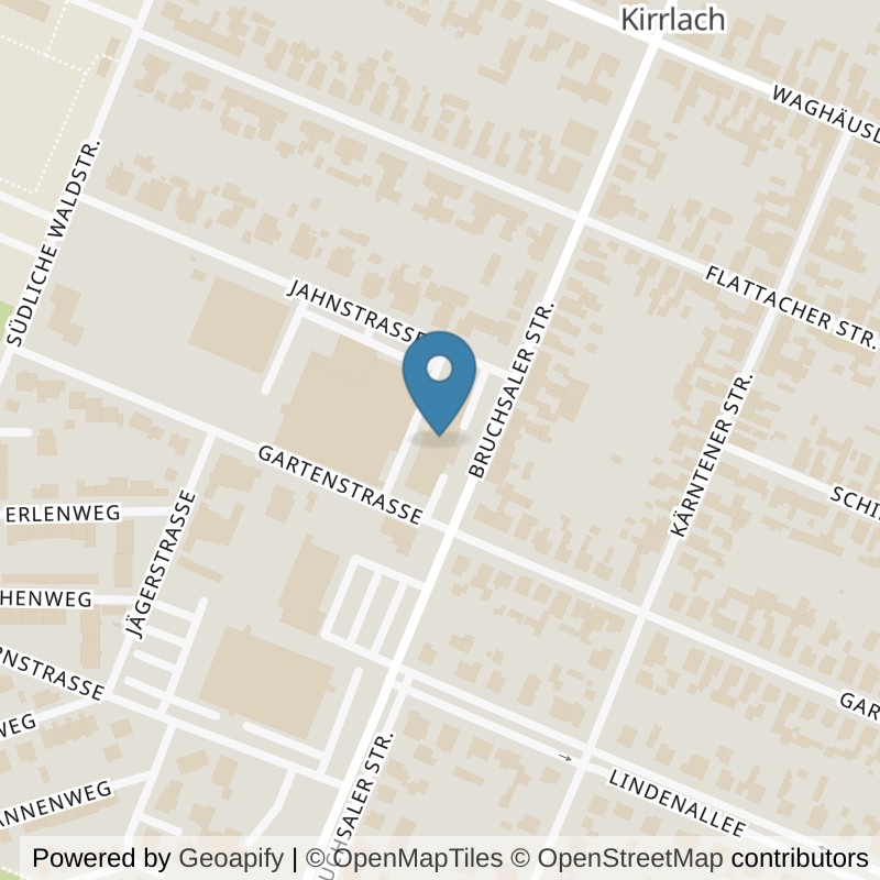 Map: location of fit+ Waghäusel in Waghäusel