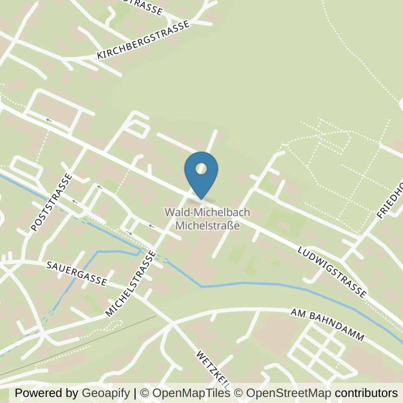 Map: location of fit+ Wald-Michelbach in Wald-Michelbach