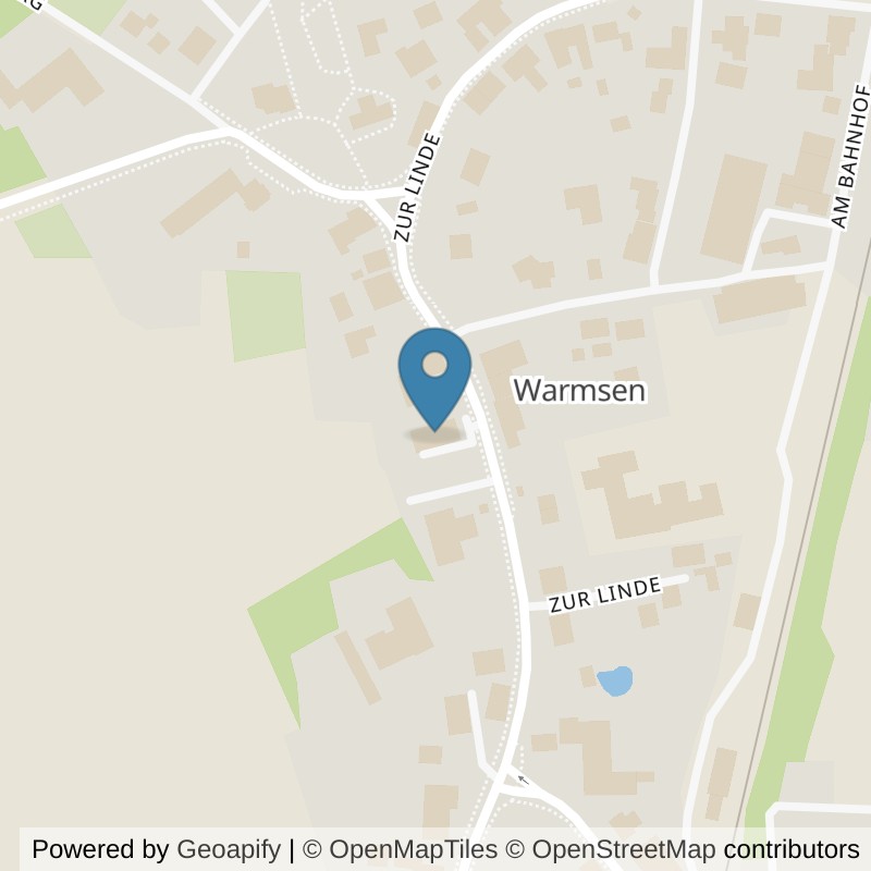 Map: location of fit+ Warmsen in Warmsen