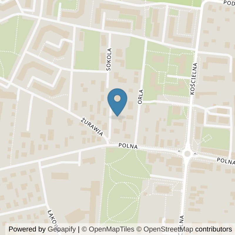 Map: location of fit+ Wasilków in 16-010 Wasilków