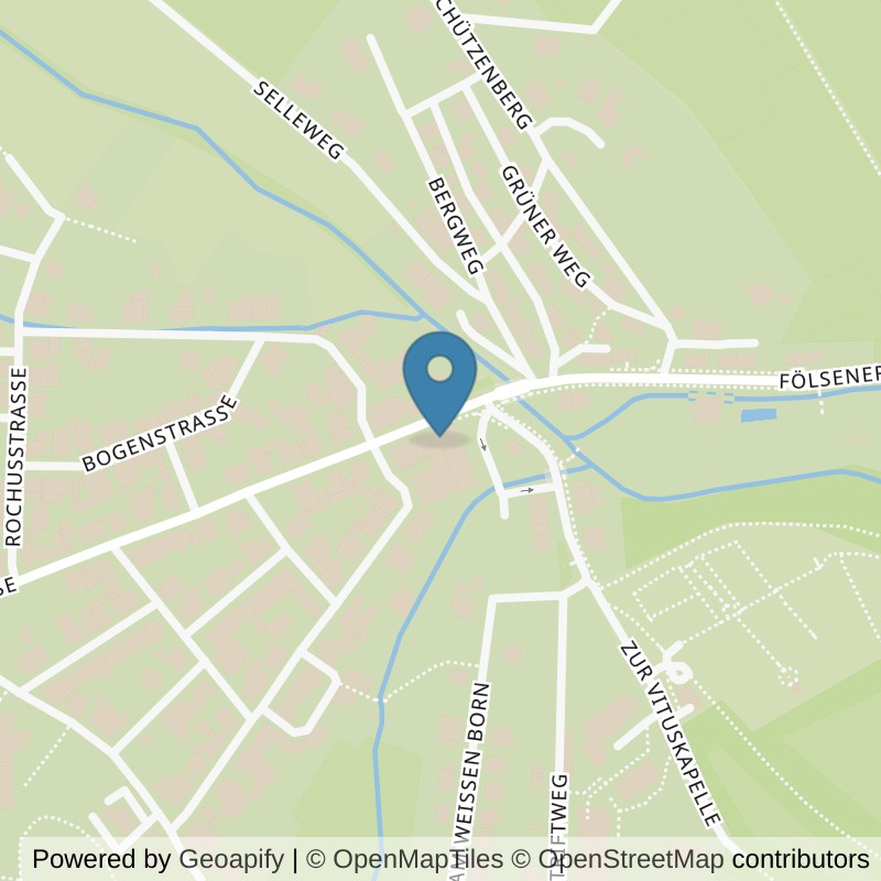 Map: location of fit+ Willebadessen in Willebadessen