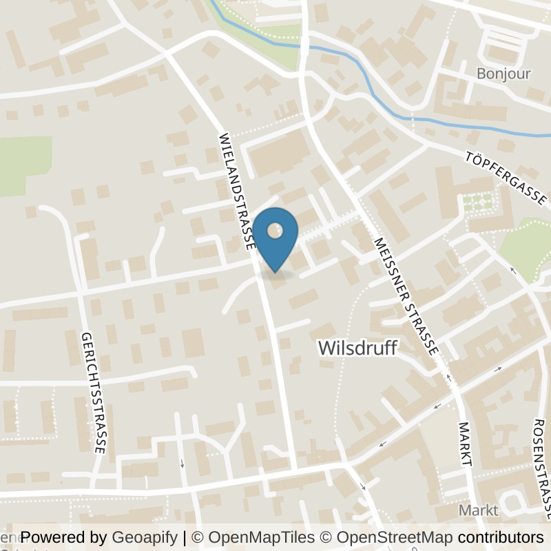 Map: location of fit+ Wilsdruff in Wilsdruff