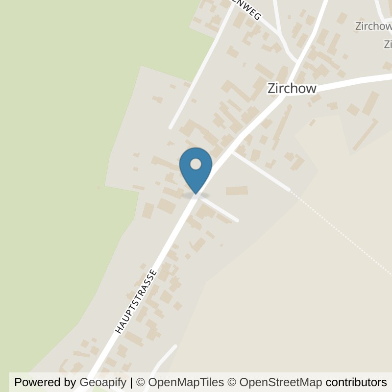 Map: location of fit+ Zirchow in Zirchow