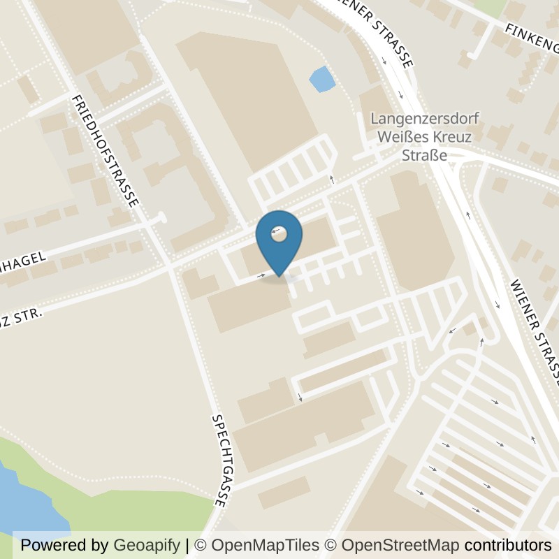 Map: location of FITPOINT Langenzersdorf Wien Nord in Langenzersdorf