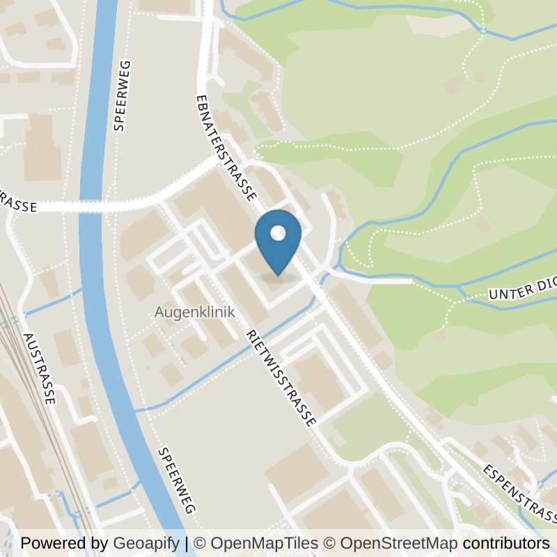 Map: location of fitpool PREMIUM TRAINING in Wattwil