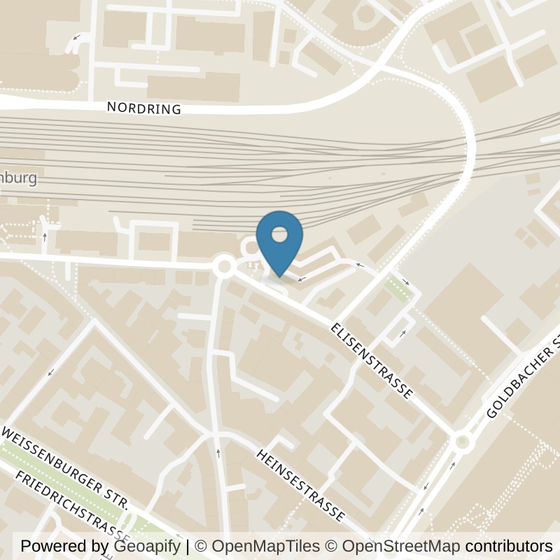 Map: location of FITSEVENELEVEN Club Aschaffenburg in Aschaffenburg