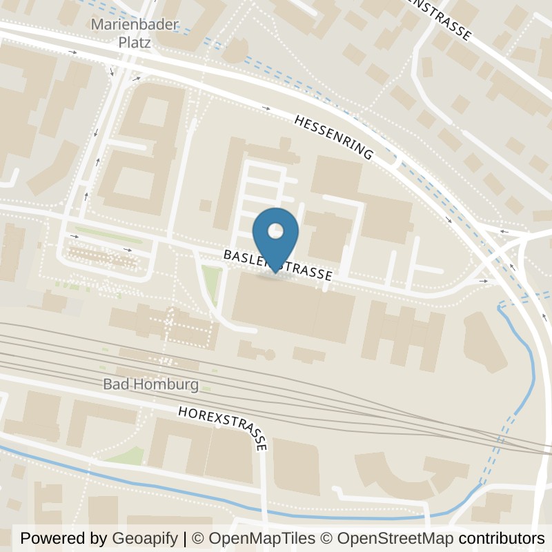Map: location of FITSEVENELEVEN Club Bad Homburg in Bad Homburg