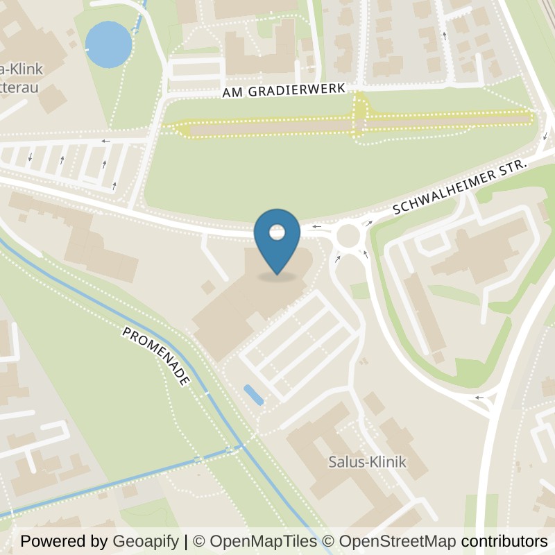 Map: location of FITSEVENELEVEN Club Bad Nauheim in Bad Nauheim