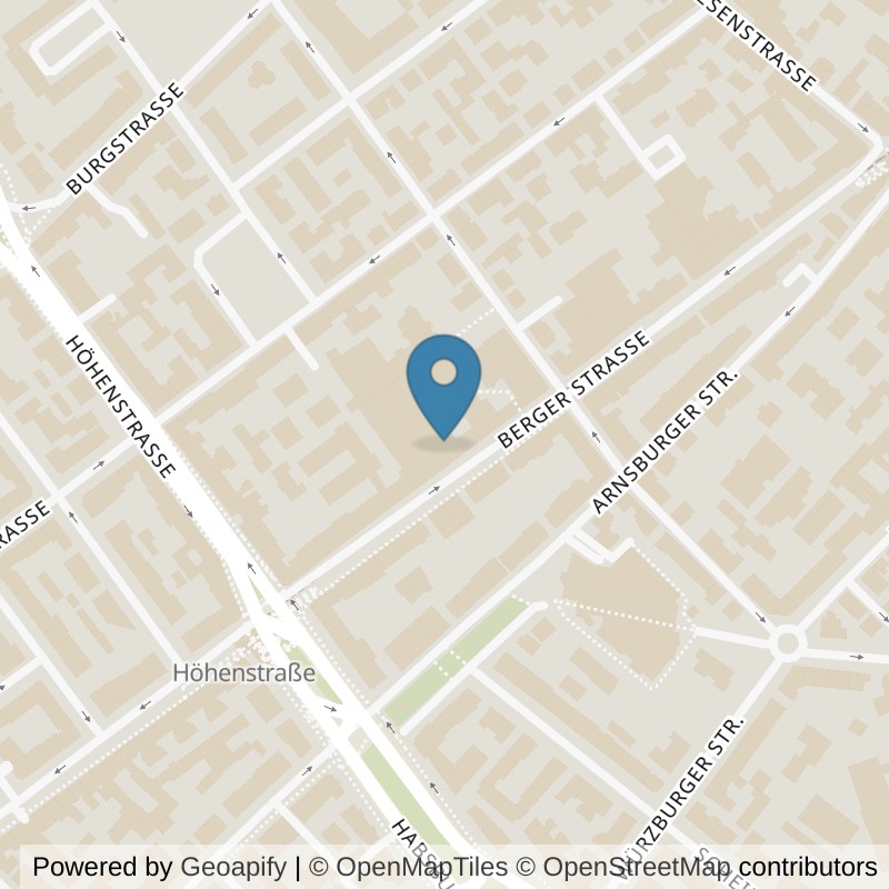 Map: location of FITSEVENELEVEN Club Bornheim in Frankfurt am Main