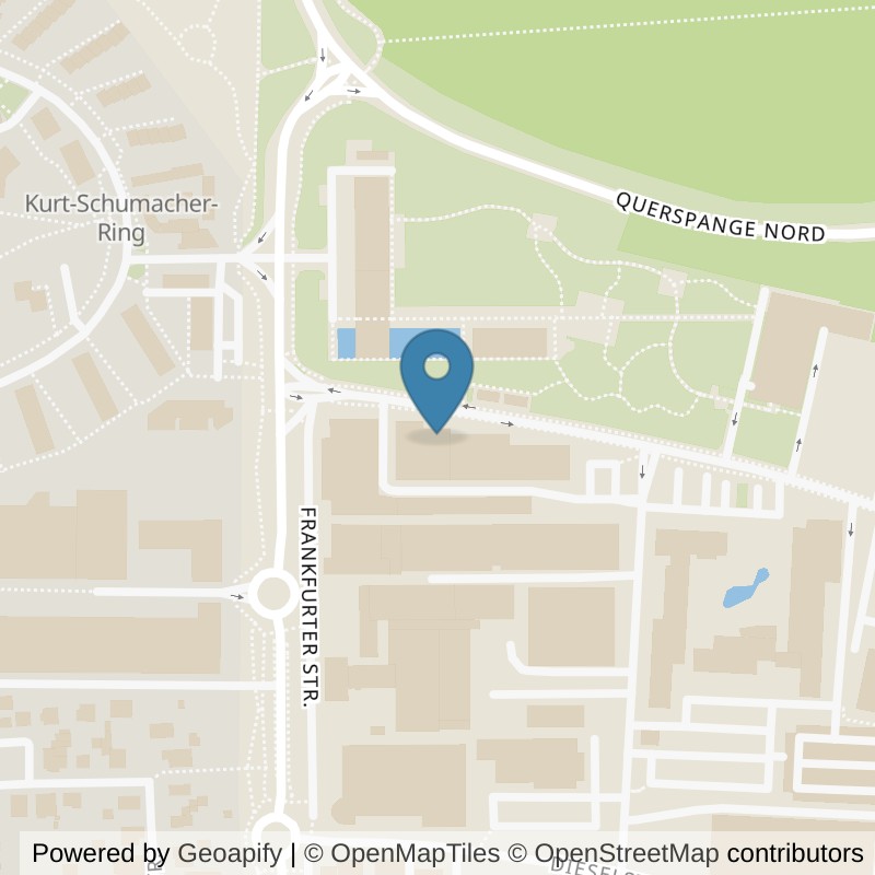 Map: location of FITSEVENELEVEN Club Dreieich in Dreieich