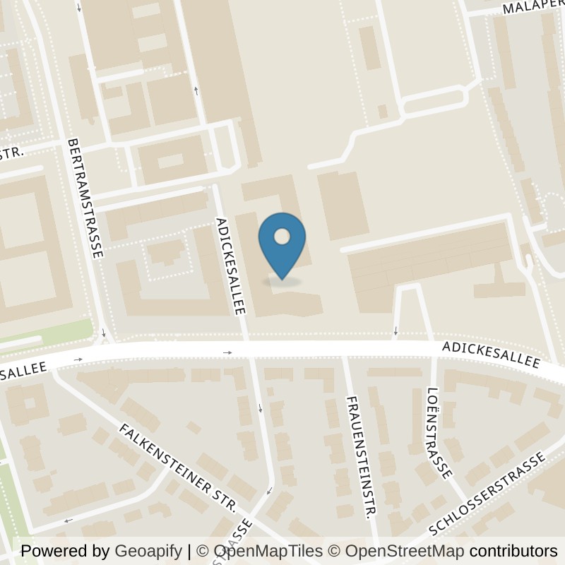 Map: location of FITSEVENELEVEN Club Frankfurt School in Frankfurt am Main