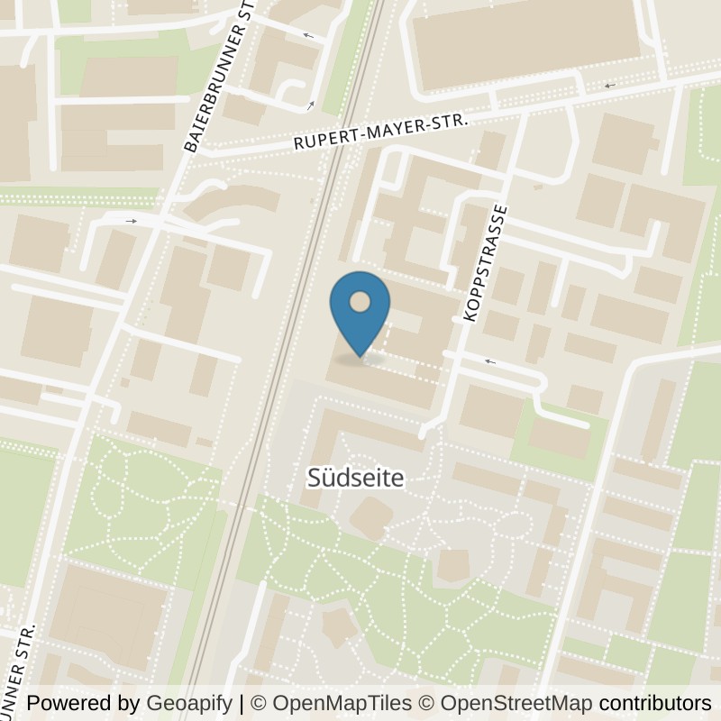 Map: location of FITSEVENELEVEN Club München-Obersendling (Soho) in München