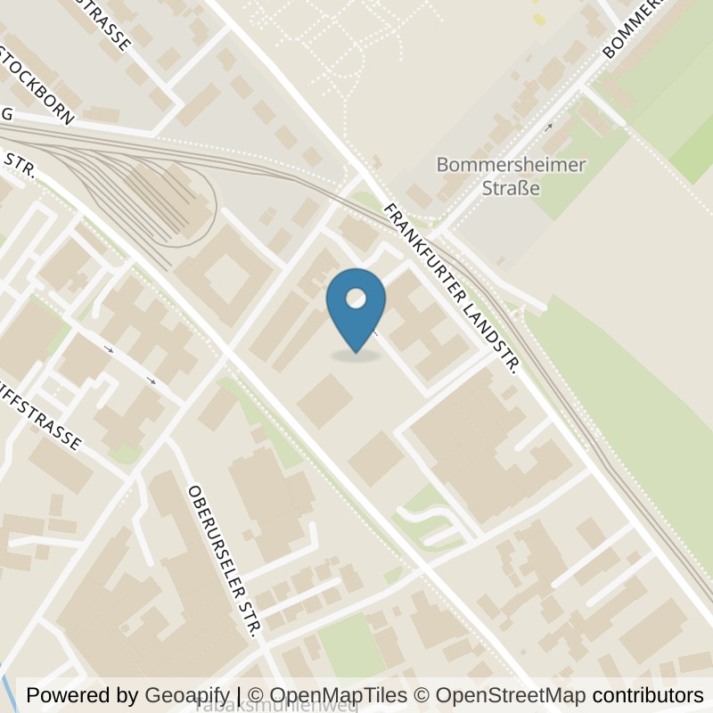 Map: location of FITSEVENELEVEN Club Oberursel in Oberursel (Taunus)