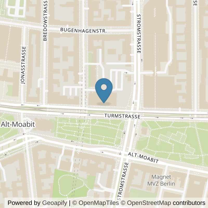 Map: location of FIT STAR Berlin-Moabit in Berlin